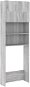 SHUMEE Skříňka nad pračku šedá sonoma 64 × 25,5 × 190 cm - Koupelnová skříňka