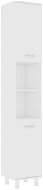 SHUMEE Koupelnová skříňka bílá 30 × 30 × 179 cm dřevotříska - Koupelnová skříňka