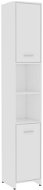 SHUMEE Koupelnová skříňka bílá 30 × 30 × 183,5 cm dřevotříska - Koupelnová skříňka