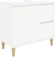 SHUMEE Kúpeľňová skrinka biela 65 × 33 × 60 cm kompozitné drevo - Kúpeľňová skrinka