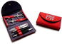 Premium Line Manicure Set with Swarovski crystals PL 216 Red - Manicure Set