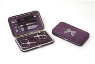 Premium Line Manicure Set with Swarovski Crystals PL 125 Purple - Manicure Set
