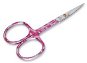 Premax Italy Scissors Cuticle PR 1027 Pink  - Nail Scissors