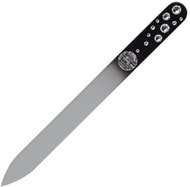  Dukas Glass Nail File with Swarovski stones - stones White  - Nail File