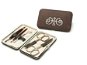 Premium Line Solingen Manicure Kit with Swarovski Crystals PL 125H brown - Manicure Set