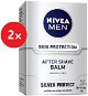 NIVEA Men After Shave Balm Silver Protect 2 x 100ml - Aftershave Balm