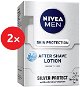 NIVEA Men After Shave Lotion Silver Protect 2× 100ml - Aftershave