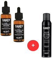 DANDY Beard Oil 2 x 70 ml + DANDY Extra Dry Fixing Hair Spray 300 ml - Olej na fúzy