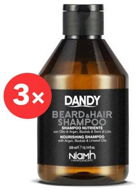 DANDY Beard&Hair Shampoo 3× 300 ml - Šampón na bradu