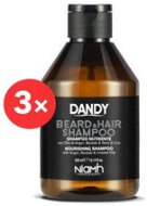 DANDY Beard&Hair Shampoo 3× 300 ml - Šampón na bradu