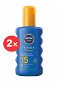 NIVEA SUN Protect & Moisture Spray SPF 15 2 × 200ml - Sun Spray