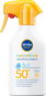 NIVEA Sun Kids Ultra Sensitive Trigger Spray SPF 50 270 ml - Napozó spray