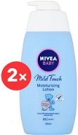 NIVEA Baby Moisturizing Lotion 2× 500 ml - Detské telové mlieko