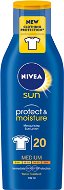 NIVEA SUN Protect & Moisture Lotion SPF 20 400 ml - Mlieko na opaľovanie