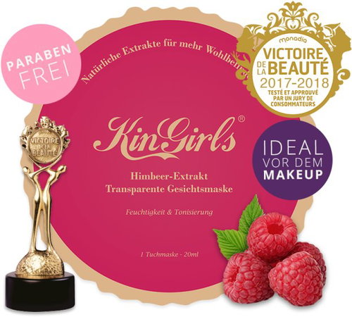 KinGirls Raspberry Extract 20ml - Face Mask - Main image