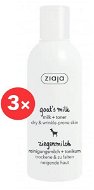 ZIAJA Goat Milk Lotion & Toner 2-in-1 3 × 200ml - Face Milk