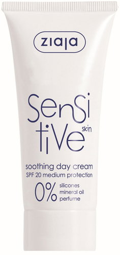 ZIAJA Sensitive Day Cream SPF20 50ml - Face Cream - Main image