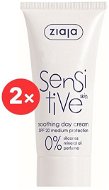 ZIAJA Sensitive Day Cream SPF20, 2 × 50ml - Face Cream