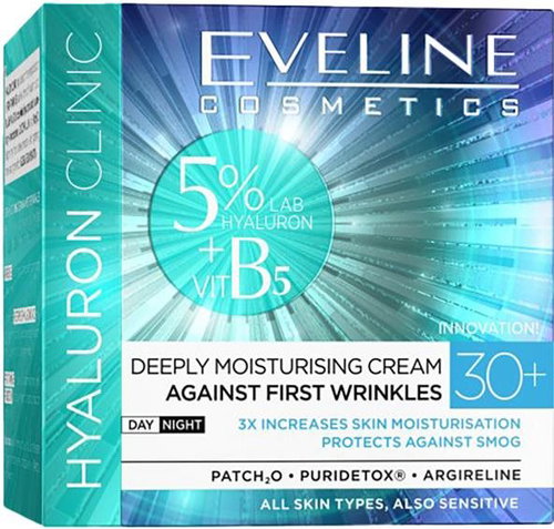 EVELINE COSMETICS Hyaluron Clinic Day And Night Cream 30+ 50ml - Face Cream - Main image