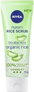 NIVEA Purify Rice Scrub Aloe 75 ml - Pleťový peeling