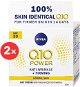 NIVEA Q10 Power Anti-Wrinkle + Firming SPF30 Day Cream 2× 50 ml - Krém na tvár