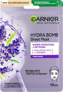 GARNIER Skin Naturals Hydra Bomb Sheet Mask Lavender 28 g - Pleťová maska