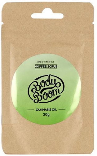 BODYBOOM Coffee Scrub Cannabis Oil 30 g - Body Scrub - Main image