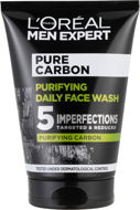 Cleansing Gel ĽORÉAL PARIS Men Expert Pure Carbon Daily Face Wash 100 ml - Čisticí gel