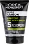 L'ORÉAL PARIS Men Expert Pure Carbon Daily Face Wash 100 ml - Čisticí gel