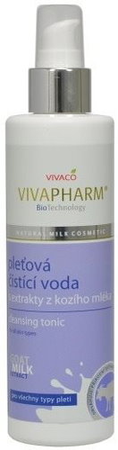 VIVACO Vivapharm Cleansing Lotion with Goat's Milk Extracts, 200ml - Face Lotion - Main image