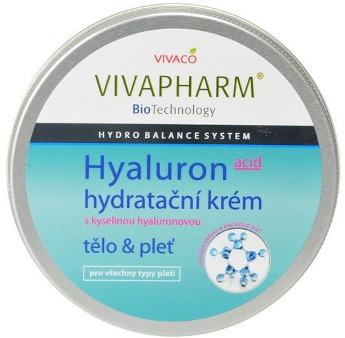 VIVACO Vivapharm Intensive Skin Cream with Hyaluronic Acid, 200ml - Face Cream - Main image