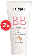 ZIAJA BB Cream Normal, Dry, Sensitive Skin - Natural Tone SPF15 2 × 50ml - BB Cream