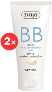 ZIAJA BB Cream Oily, Combination Skin - Light Tone SPF15 2 × 50ml - BB Cream