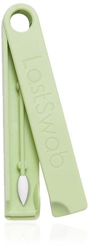 LastSilk Beauty cosmetic stick with case green - Cotton Swabs  - Main image