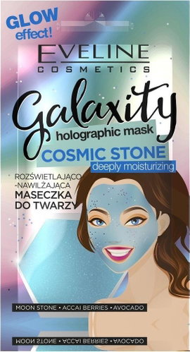 EVELINE COSMETICS Galaxity Holographic Face Mask Deeply Moisturising 10ml - Face Mask - Main image