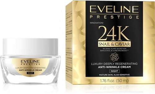 EVELINE COSMETICS Prestige 24k Snail&Caviar Night Cream 50ml - Face Cream - Main image