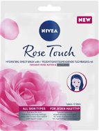 NIVEA Rose Touch Textile mask 1 db - Arcpakolás