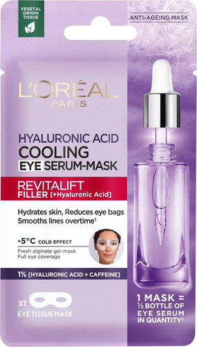 L'ORÉAL PARIS Revilafit Filler Cooling Eye Serum Tissue Mask - Under-Eye Pads - Main image