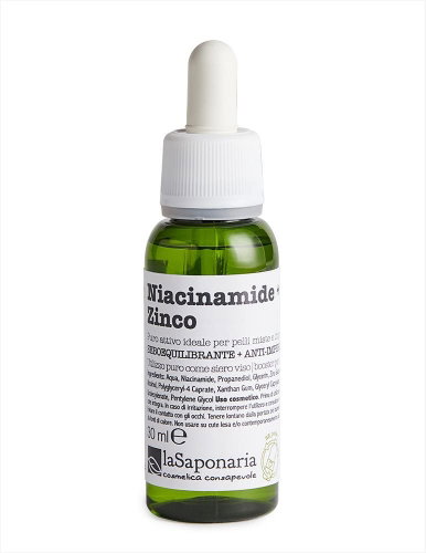LASAPONARIA Facial Serum - Niacinamide (vitamin B3) + Zinc 30 ml - Face Serum - Main image