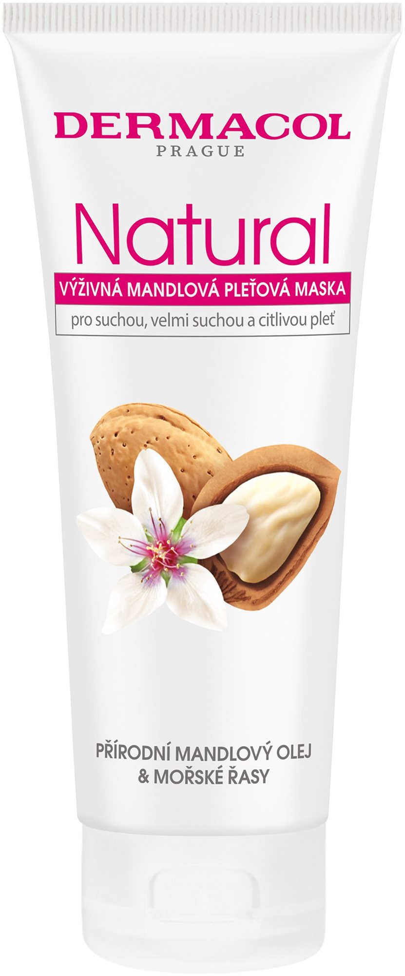 DERMACOL Natural tápláló mandula arcpakolás 100 ml