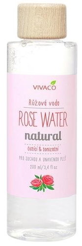 VIVACO Rose water cleansing and toning 200 ml - Face Lotion - Main image