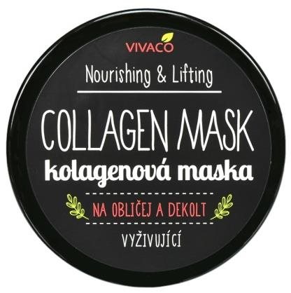 VIVACO Nourishing collagen mask for face and décolleté 100 ml - Face Mask - Main image