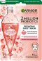 Arcpakolás GARNIER Skin Naturals 2 Million Probiotics Repairing Sheet Mask 22 g - Pleťová maska