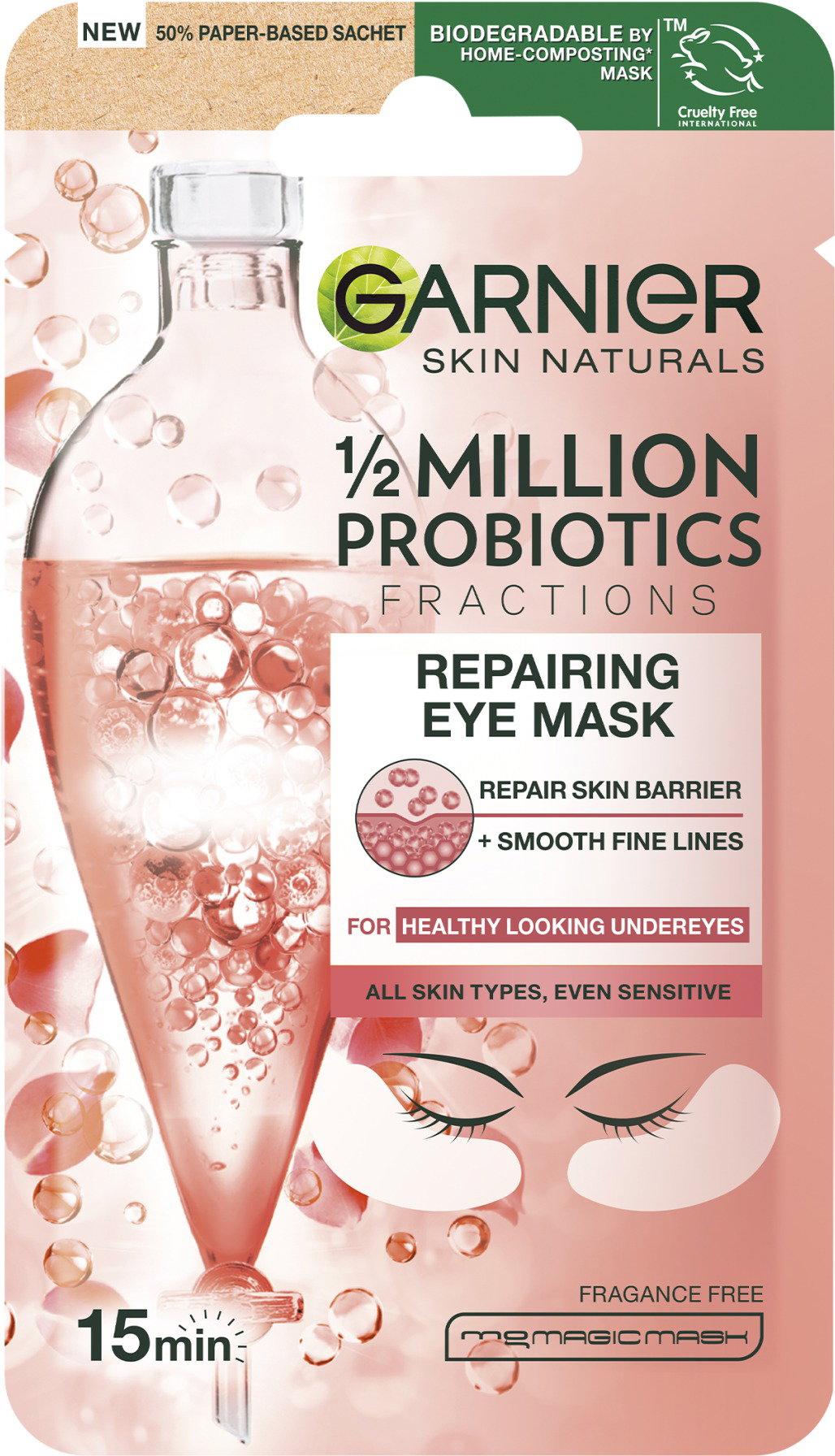 GARNIER Skin Naturals 1/2 Million Probiotics Repairing Eye Mask 6 g