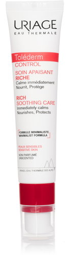 URIAGE Toléderm Control Rich Soothing Care 40 ml - Face Cream - Main image