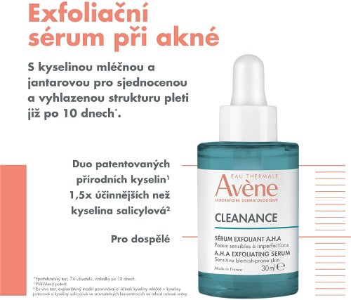 AVENE Cleanance Exfoliační sérum 30 ml from 599 Kč - Face Serum