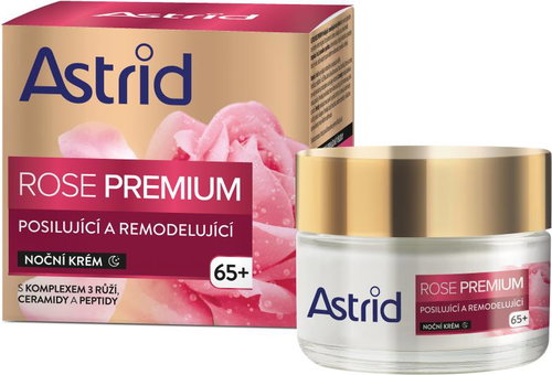 ASTRID Rose Premium 65+ Strengthening and Remodelling Night Cream 50 ml - Face Cream - Main image