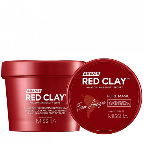 MISSHA  Red Clay Pore Mask 110 ml - Cleansing Cream