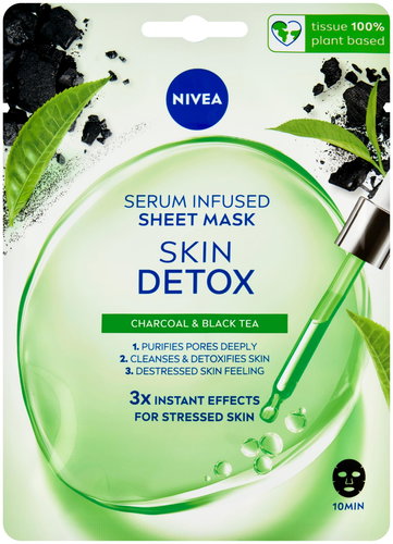 NIVEA Detoxifying Textile Mask 1 pc - Face Mask - Main image