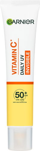 GARNIER Skin Naturals Vitamin C denní rozjasňující UV fluid SPF 50+ invisible 40 ml - Pleťový fluid - Hlavní obrázek